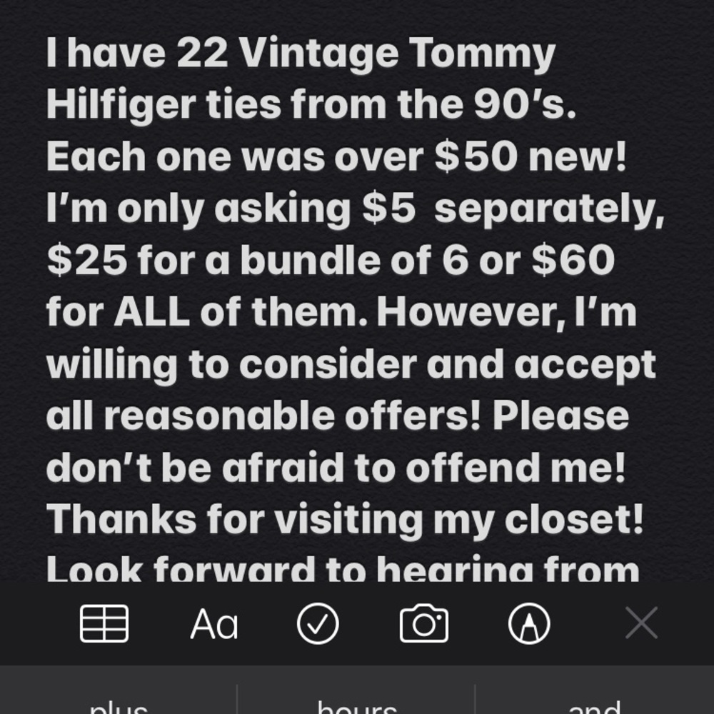 Vintage Tommy Hilfiger ties purchased in the 90’s